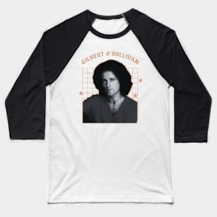 Gilbert o`sullivan --- 70s aesthetic Baseball T-Shirt